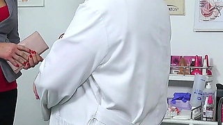 Nicole Star Fingered on Her Physical Exam