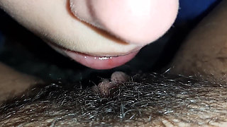 I Eat Her Very Hairy Pussy and Quickly Bring Her to Orgasm