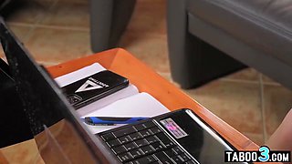 Alice Klay And Big Boss - Blondie Russian Boss Relaxing On Big Male Pole