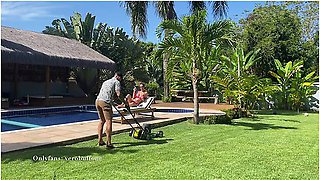 My Gardener Is Useless, But He Likes To Fuck Me Hard While My Husband Rests