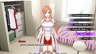 Isekai Brothel Game Gameplay with Asuna Yuuki
