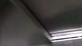 German Amateur Couple's Quickie in Elevator Ends with Creamp
