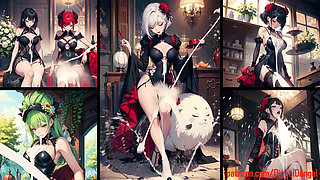 Chapter 1: Hot Anime, Hentai, Manga Girls covered completely in cum