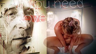 Hot Blonde German MILF TheaRemmel Rides Big Dildo in Anal Art Scene - Homemade Solo Masturbation