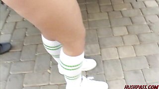 James and Nikki's fraternity party sex