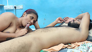 Mallu girl hot blow job with hand job