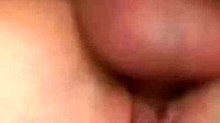 Stockinged blondie gets pussy creampied
