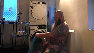 Fucking Her Ass While Drowning Her Head in the Toilet