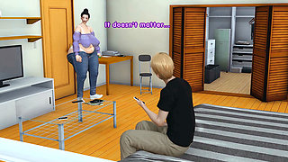Cheeky Empa. Her Roommate Licked Her Ass so He Could Play Console Games with His Friends. Emptie41
