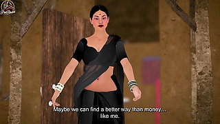 Landlord Fucks Horny Desi Indian Bhabhi Hardcore English Subtitles