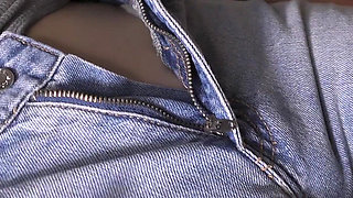 Tight Jean Shorts Camel Toe Teen Pussy Tease