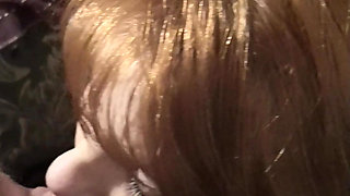 Amateur Redhead Orgasms as She Gets a Facial - V2