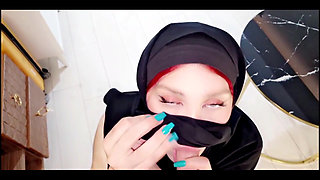 Hijab Sex with Suck Dick Come in Face