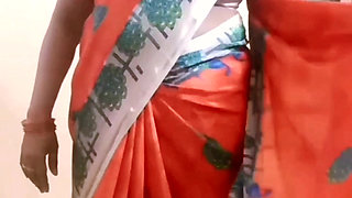 Desi Indian Tamil BBW Wife Latha Nude Body Show Big Boobs Ass Hairy Pussy Saree Tease