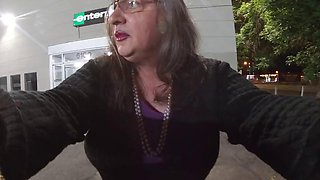 JonasBens Mature TS Sissy Prostitute in Public Outdoor Nudity
