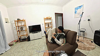 I let my lesbian neighbor touch my cock.