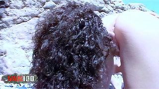 Steffy: 2 French Lesbians Fuckin in the Beach