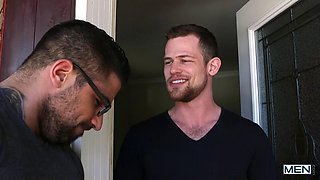 Skinny Kurtis Wolfe Craves Tattooed Hunks Massive Cock