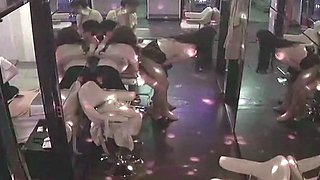 Hot Asian Brothel Girls Take Turns Sucking Cocks