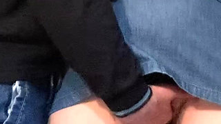 Stranger Touching my Panties Under Skirt - Public Dirty Hands