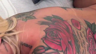 Blonde Bombshell Kali Roses Fucked & Dvp'd by 2 Guys