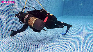 Vintage Mask & 8mm Wetsuit Underwater Scuba Bliss