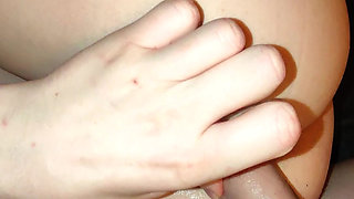 Hot brunette gets plowed by BWC and gets cumshot on ass