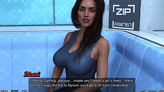 Stranded in Space - Indian MILF with Big Tits Moans While Getting a Massage