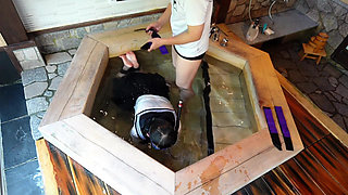 Dripping Uniform, Restrained in a Bathtub, off-campus Lesson