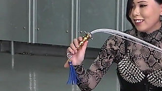 Sadistic Female Investigator Interrogates a Criminal with Whip, but the Man Refuses to Confess