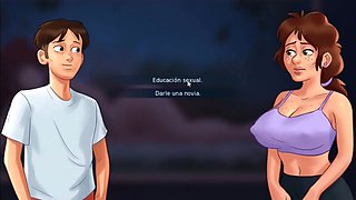 Summertime Saga Cap 19 - Strip Poker - Milf