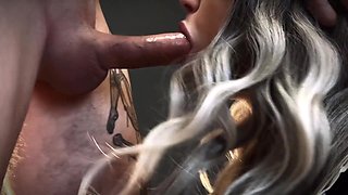 Smoking hot blonde chambermaid will fulfil her hung guest's filthy desires