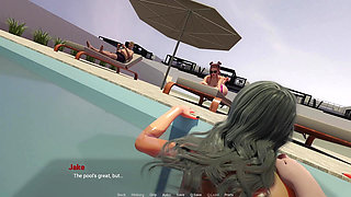 Away From Home #42 - Animated Sex Game - Fucking This Guys Stepmom and His GF