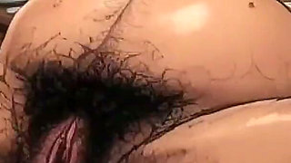 Pregnant Hairy Bush Masturbation - Wet Hairy Pussy Rubbing & Creamy Orgasm