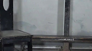 The Mistress's Punishment for the Cross-dressing Masochistic Man Is Strapon Deepthroating, Hot Wax, and Whipping