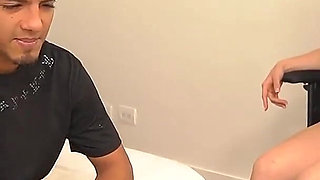 POV- My Stepbrother with a Big Black Cock Cums All Over Me After Tearing Into My Pink, Tight Pussy