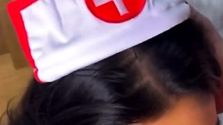 Nurshath Dulal Nurse Cosplay Blowjob