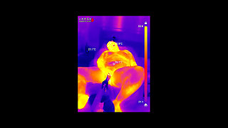 First BBC Sex Machine Fuck: Oiled up BBW Cums Hard on Your Massive Cock, 15 Min Ride and Cum Countdown, POV Thermal