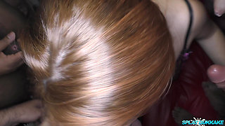 Dirty Chicks From the UK Getting Sprayed with Cum