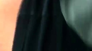 Black Hairy Pussy Fucked in a Car