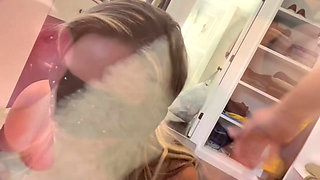 Riding My Favorite Toy & Playing with Hubbys Cock