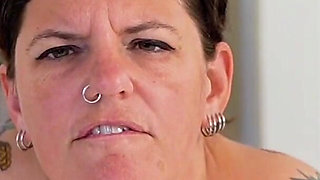 Carrie Capri Gets Fucked Doggie Style by Fucking Machine and Cums Hard!