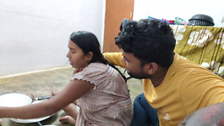 Stepbrother - Stepsister Romance in Hindi Audio - Romantic Boobs Show Video - Desi Village Bhabhi Beautiful Boobs and Beautiful