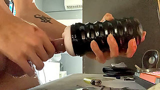 Fleshlight closeup dogging fuck