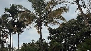 Giving a Blowjob to My Best Friend at the Pool. I Make Him Cum a Lot!