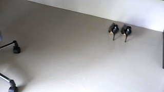 Cumming in my secretary's shoe