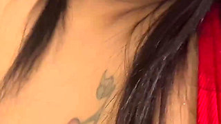 Latina Slut Doll Is the Little Red Dildo Rider