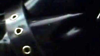 Dominating gas mask man