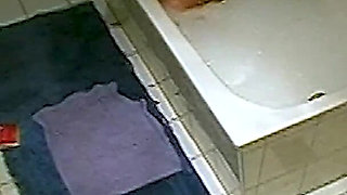 MILF Does Personal Hygiene in the Bathroom