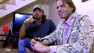 Ana Ribera: Ana Ribera Brunette Babe Gets Her Pussy Destroyed by Rob Diesel's Big Cock on the Sofa